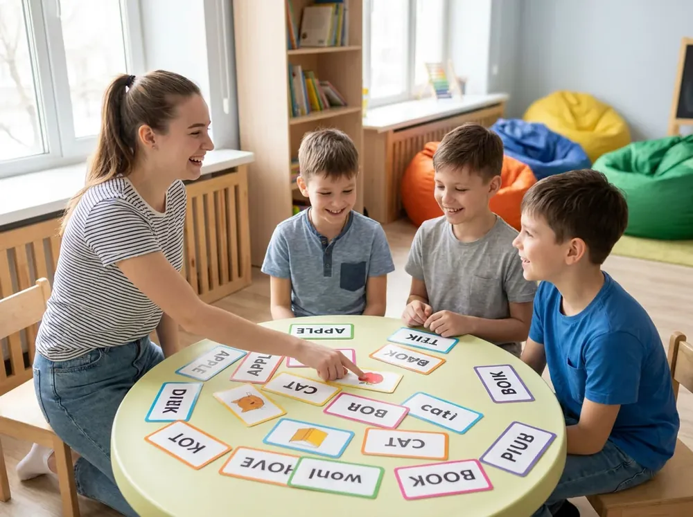 Игровой английский с карточками